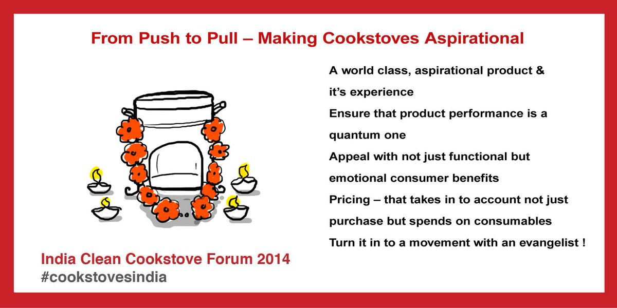 Session Highlights on how to make #cookstoves #aspirational India Clean Cookstove Forum 2014 #cookstovesindia
