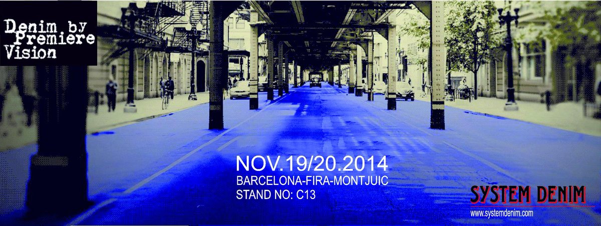 We will be in Barcelona forDenim by PV on 19/20th of November