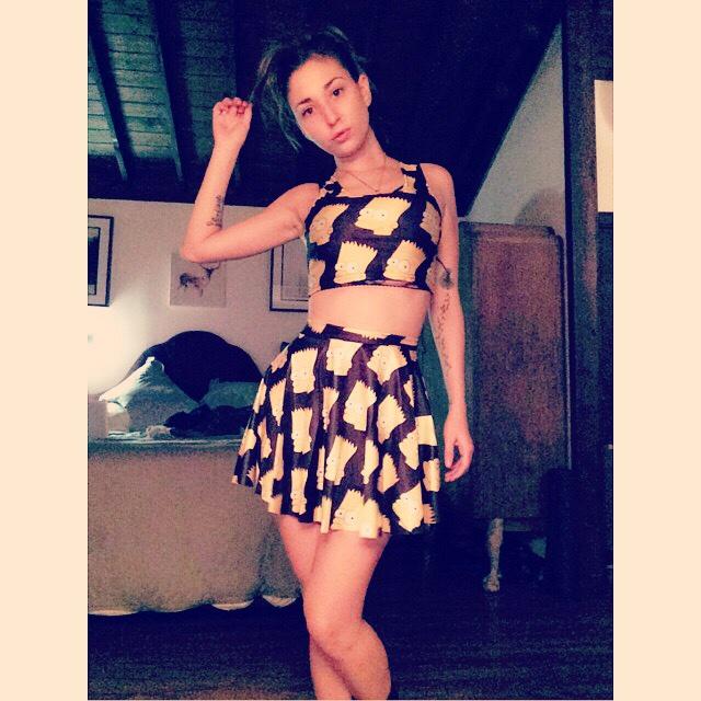 Obsessed with my Bart Outfit. http://t.co/9fY23GPKcp<a href="/tag/poser"class="tags"><span>#poser</span></a><a href="/tag/idontevensmokeweed"class="tags"><span>#idontevensmokeweed</span></a>