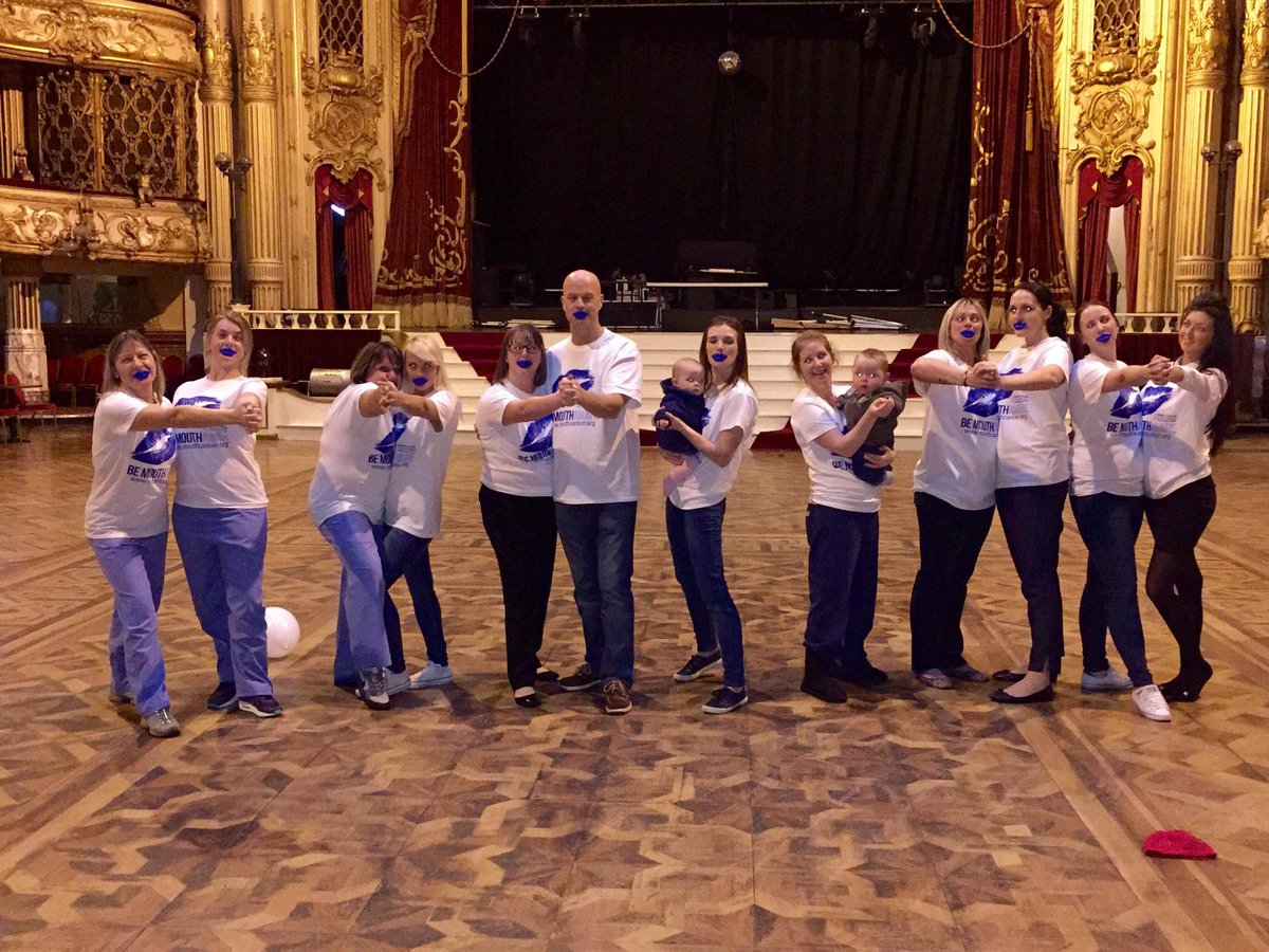 IvoryDentalCare's tweet photo. Raising awareness for @mouthcancerorg in @TheBplTower Ballroom - Move over @bbcstrictly #MouthCancerAwarenessMonth http://t.co/EnFTnFYz2Y