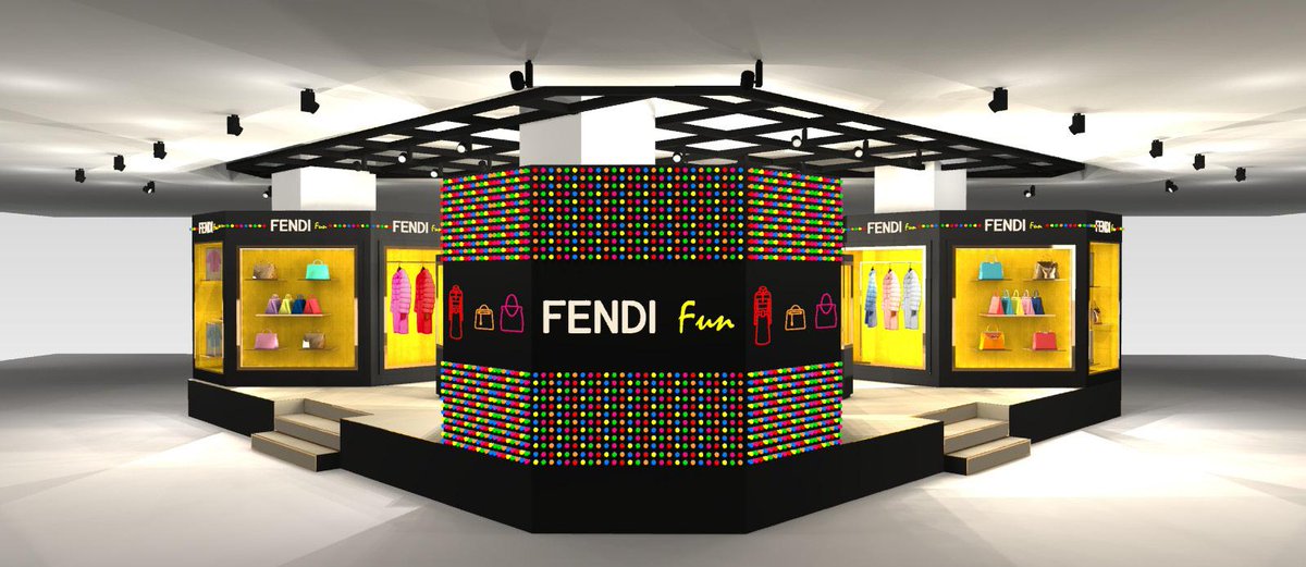 FENDI_JAPAN's tweet photo. 今年6月にロンドンの高級百貨店「ハロッズ」にて初めて開催されセンセーションをもたらしたイベント、「フェンディ ファン」の第2弾が日本上陸!伊勢丹新宿店本館1階=ザ・ステージにて、明日からです。 #FendiFun http://t.co/7Qmu9zFygM