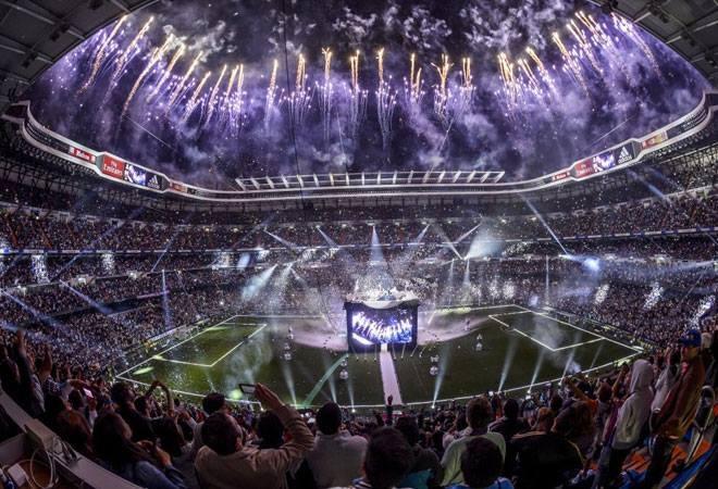 Beautiful Santiago Bernabéu.