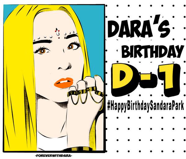 Happy birthday sandara park
more birthday to come 