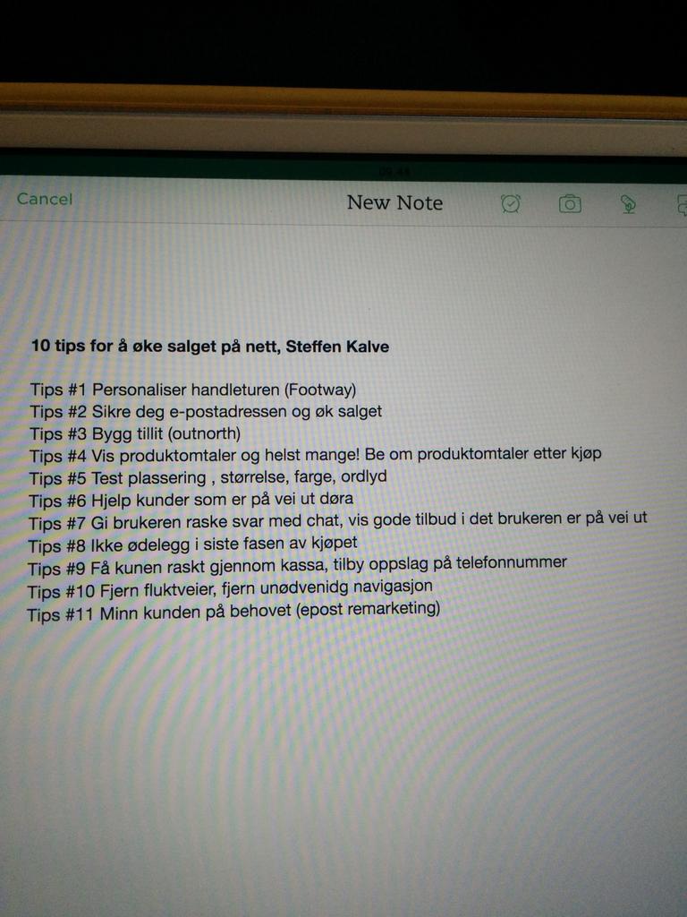 <a href="/steffenk/">Steffen</a> med 10 tips for å øke salget på nett #metronetbreakfast