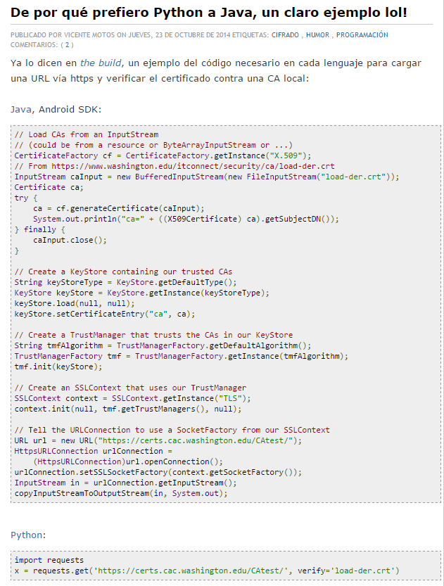 zerjioAng's tweet image. Python VS Java (Https+CA) #PythonWINS