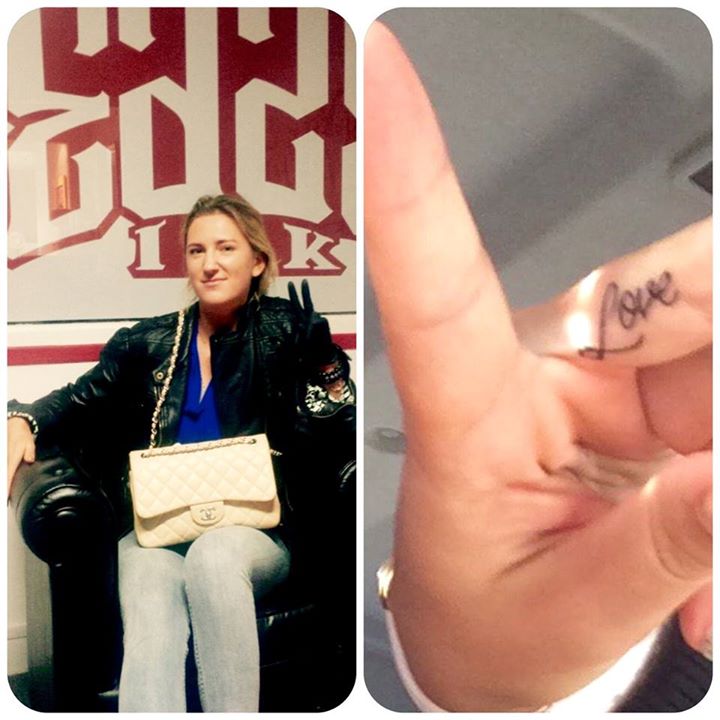 Azarenka tattoo