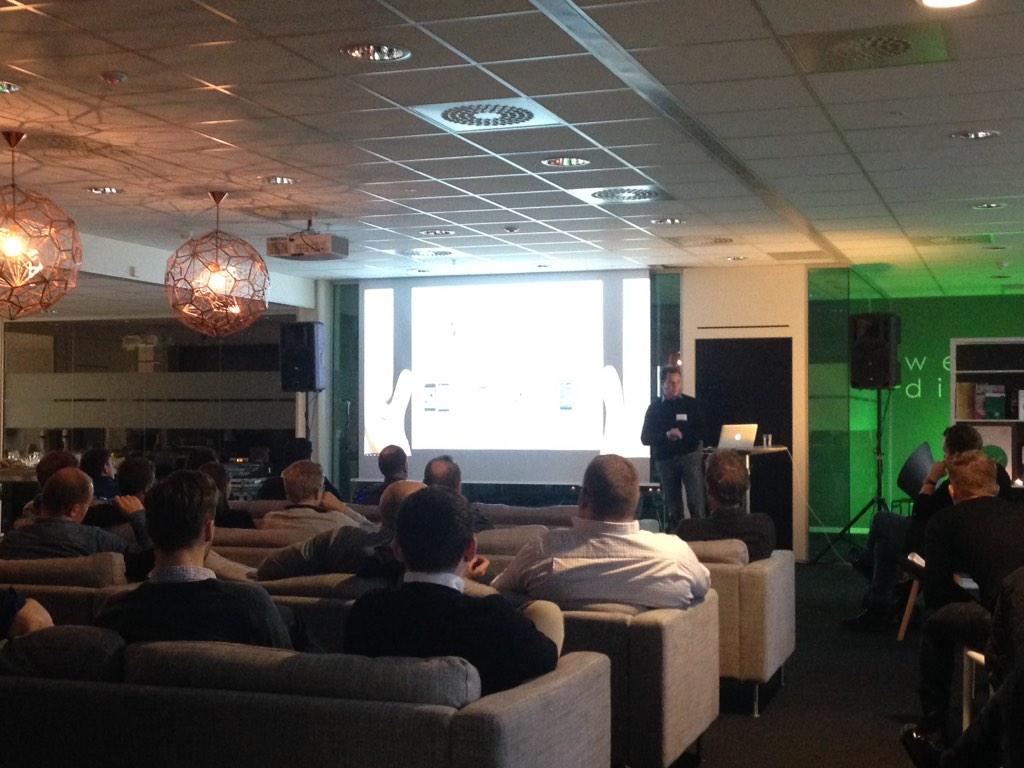 E-handel står på agendaen når <a href="/metronet/">Metronet</a> i dag arrangerer frokostseminar. Her @EivindNOR i aksjon. #metronetbreakfast