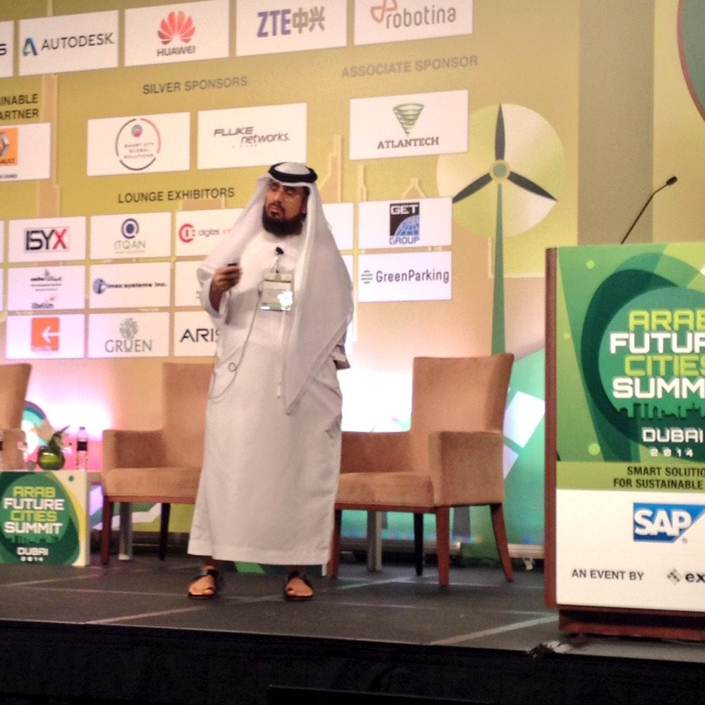 expotradeglobal's tweet image. Hashem Al Mansoori from EAI on &apos;Axiomatic / Potential - Authentic Road to the Right smart-City!&apos; #AFCSAE2014