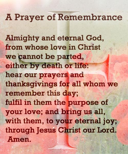 Remembrance Sunday Prayers Of Intercession
