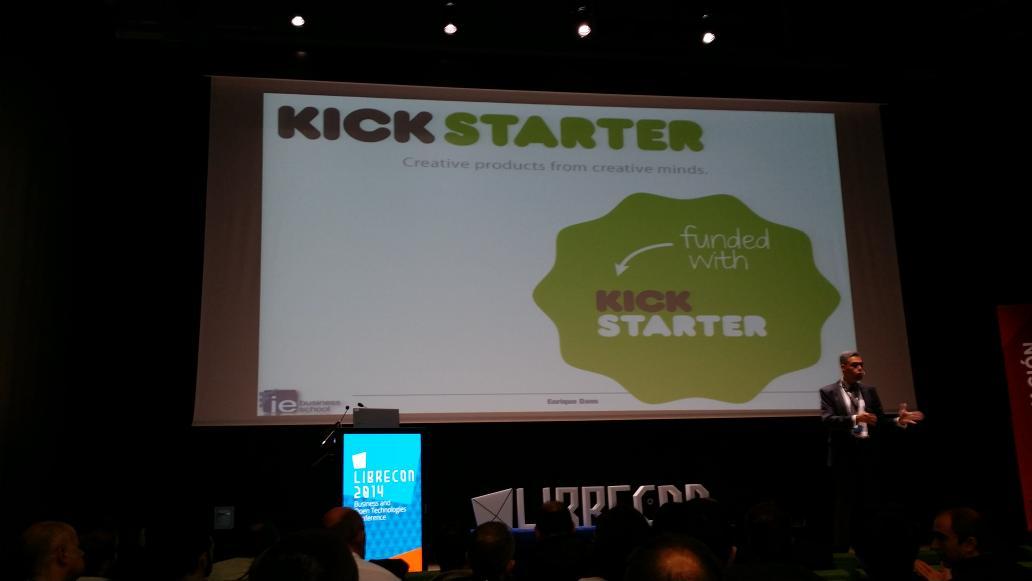 Innobasque's tweet image. En el #librecon @edans explica los beneficios del #crowdfunding de código abierto @librecon #Librecon2014