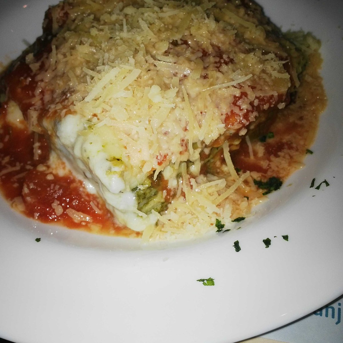 Lasagna verde con pinot noir!!