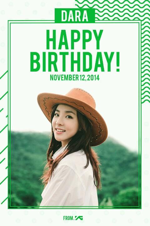 Happy Birthday Sandara Park 2ne1!  