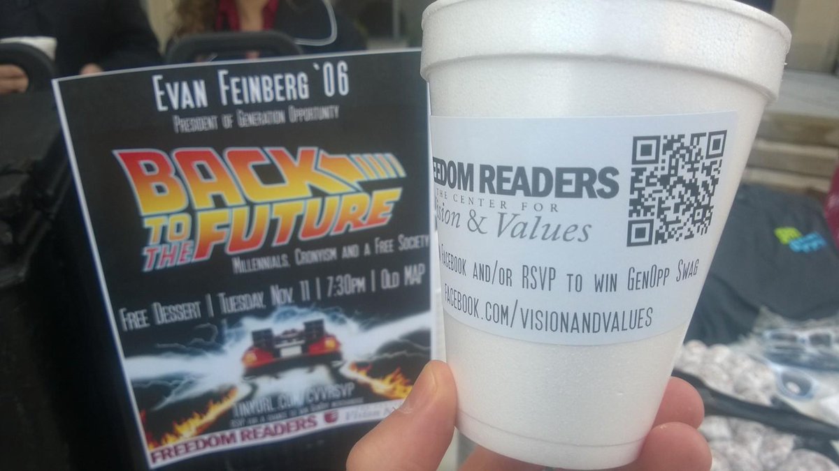 IFFGCC's tweet image. You saw us yesterday w donuts &amp;amp; apple cider, come TONIGHT @ 7:30pm to hear GCC Alum @evanfeinberg #FreedomReaders