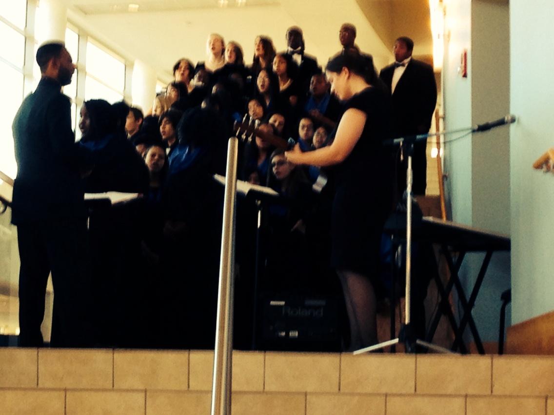 mcpsDMM's tweet photo. Watkins Mill HS &amp; King MS choruses in joyful collaboration at #mcpssots. http://t.co/2A0FcGyDMa