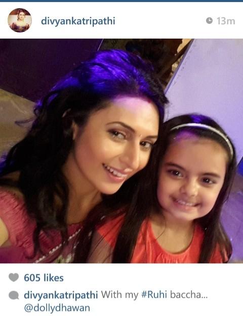 TeamDivyanka_T's tweet photo. #IshiMa &amp; #RuhiMa partying together ❤#BestRealLifeJodi 😇#AllGirlsParty😈@RuhaanikaD @Divyanka_T Muahhhh😘😘😘 http://t.co/XVSxwpLMyz
