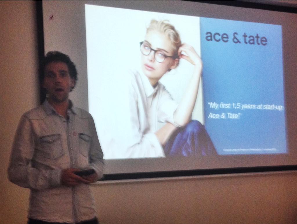 MfUpdates's tweet photo. Tot slot @camieldl ("Ik was vóór m'n 18e powerseller op eBay") over de eerste 1,5 jr van @AceAndTate. #mfupdates http://t.co/pWU9dprrSX