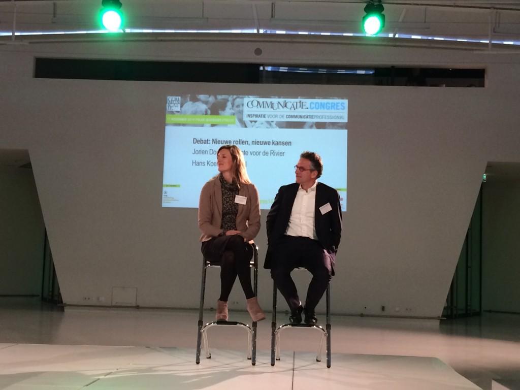 manmilie's tweet photo. Debat: nieuwe rollen, nieuwe kansen @frithjofdehaan @JorienDouma @Hanskoeleman #commgres14 http://t.co/3MmkVhef1N