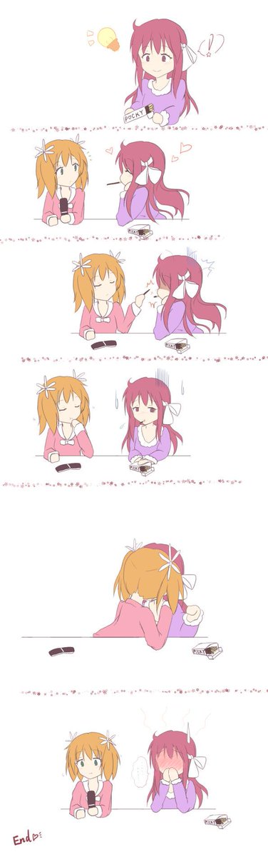 ここで去年描いた春優ポッキーゲームを振り返ってみましょう。
#桜Trick 