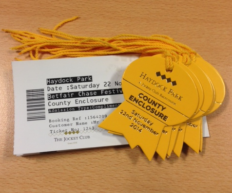 Betfair's tweet photo. RT &amp; follow @Betfair for your chance to win one of five pairs of tickets to the #BetfairChase at @HAYDOCKRACES. http://t.co/KJKCsY4Hub
