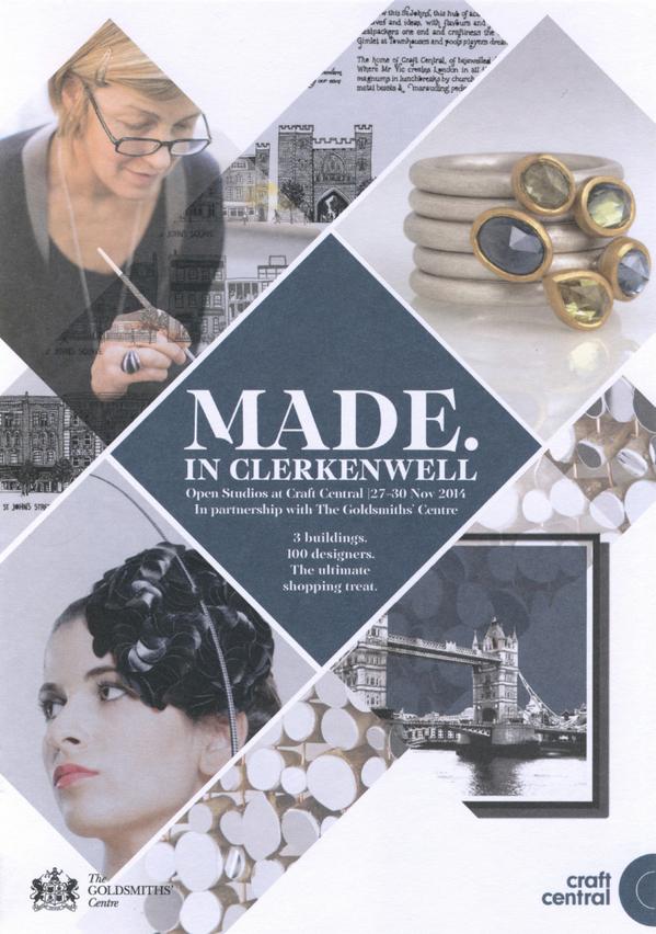 TWENTY6Magazine's tweet photo. The new #MadeinClerkenwell exhibition at @GsmithsCentre opens tomorrow! #London #jewellery #twenty6 #jissue http://t.co/nI2Smc2Ptk