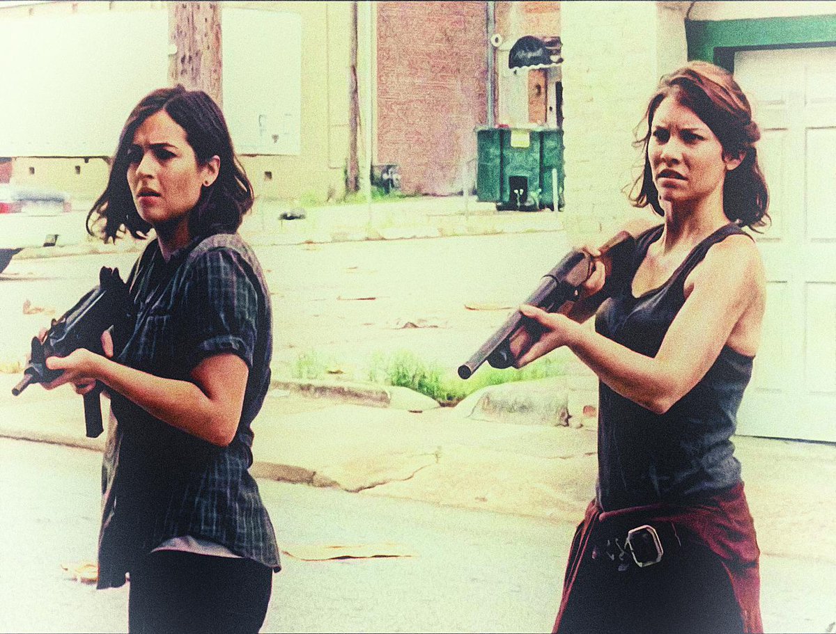 xWalkingUndeadx's tweet photo. Maggie &amp; Tara >> 

#TheWalkingDead http://t.co/0dxaG026DY