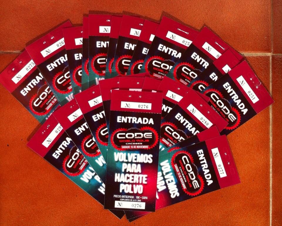 kevinpenena's tweet photo. Tic tac ⏰ Se agota el tiempo para conseguir tu ANTICIPADA para @codeworldtours! hazlo aquí👉📱626712329 y bailatela💃 http://t.co/yipkZ5alzR