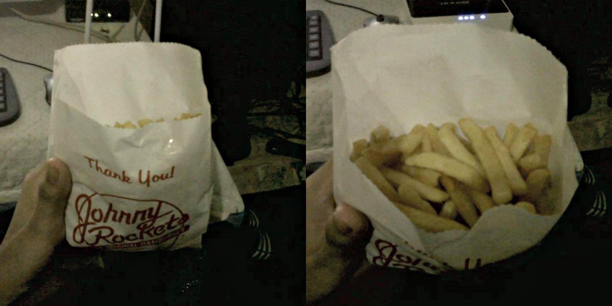 ramsyyyyyyyy's tweet photo. Status: EATING #friesoverload http://t.co/vSMeFlkNl5