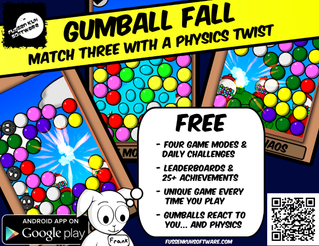 FussenKuh's tweet photo. Fun for ages 3 to 100, grab #GumballFall for #android today! http://t.co/73r96hfOY8 #match3 #mobile #ITRTG #RT http://t.co/4YaurxPvAO