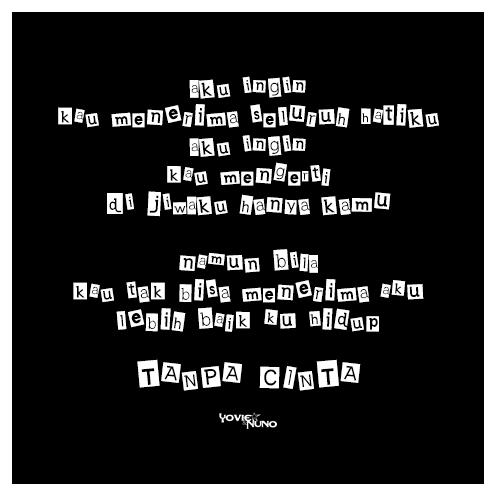 Namun bila.. #TanpaCinta