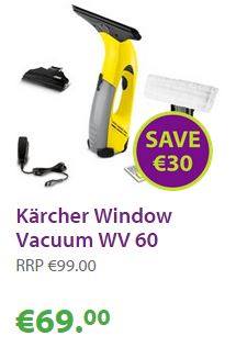 Save €30 on this Karcher Window Vacuum - now €69