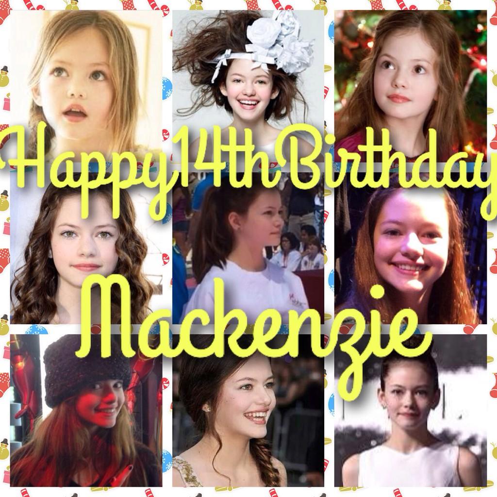  HAPPY 14TH BIRTHDAY MACKENZIE!!      