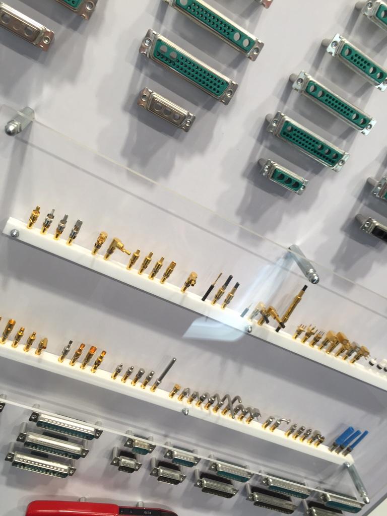 MolexConnectors's tweet image. #Molex is showing FCT mixed layout d-subs at #Electronica2014