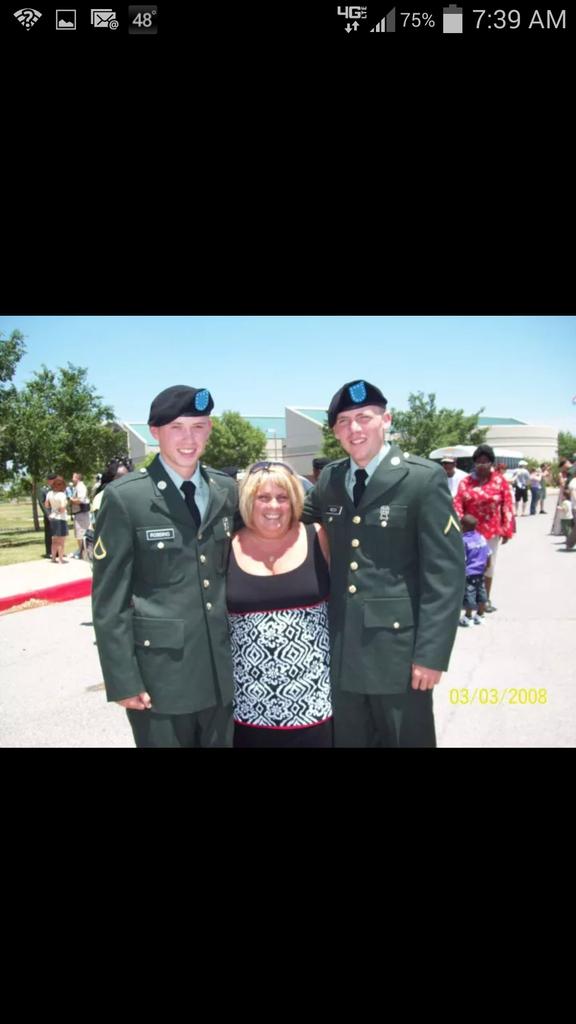gr_gidget's tweet photo. #Fox29GoodDay  Happy Veterans Day to my son Specialist Greg Robbins &amp; Specialist Carroll Redd of the US Army! http://t.co/dfRBByl83k