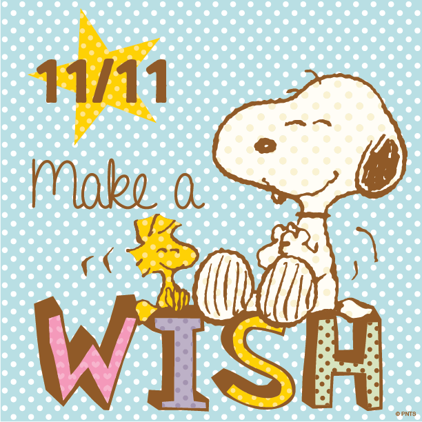 Snoopy's tweet photo. It's 11/11 ... Make a wish! http://t.co/yxSgXFFpYa