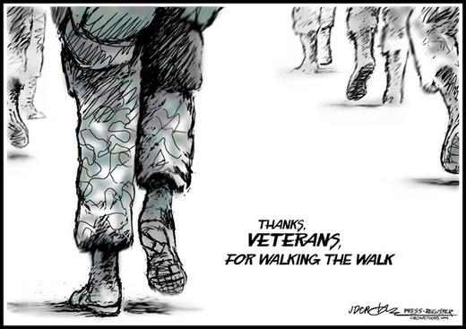 The only story that matters today. Thank you, veterans. #VeteransDay