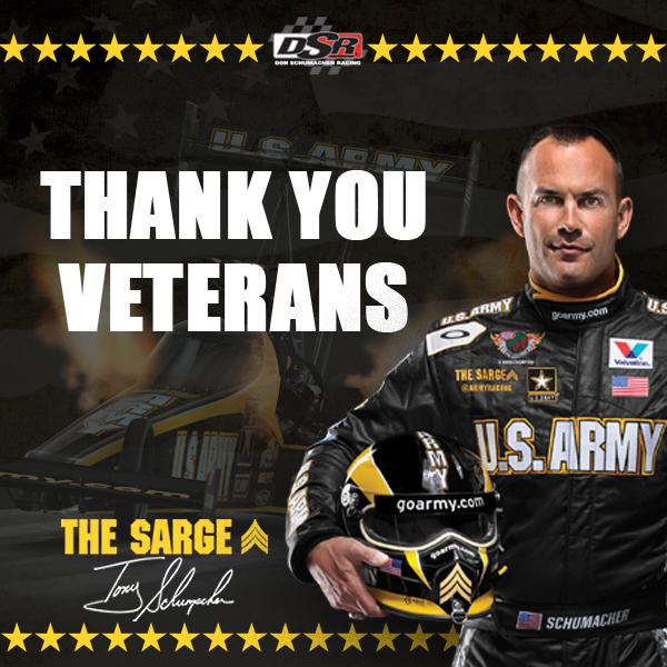 shoeracing's tweet photo. On this special Veterans Day, we say a sincere thank you the men and women who have served our country. http://t.co/ZztX5eUIgv