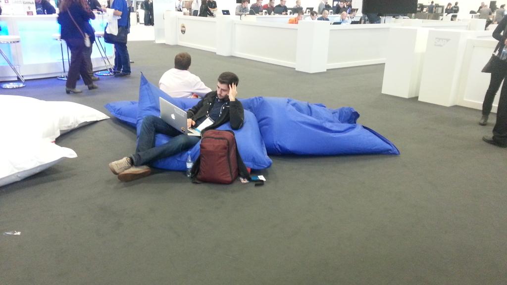 Working hard at #SAPtd in Berlin.