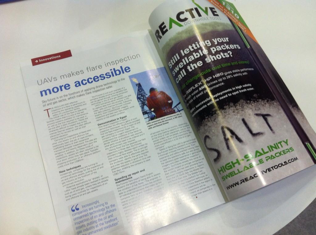 SkyFutures's tweet photo. We are in @OilReview which can be found distributed @ADIPECOfficial p. 167 #uav #ADIPEC2014 http://t.co/IK0st3pbXz