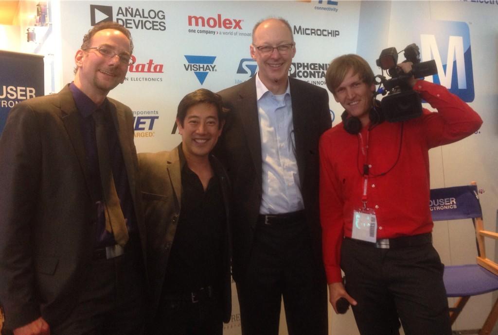 mar7insporn's tweet image. &quot;I&apos;m a maker&quot; - Interview mit @grantimahara auf der #Electronica2014  #elec14