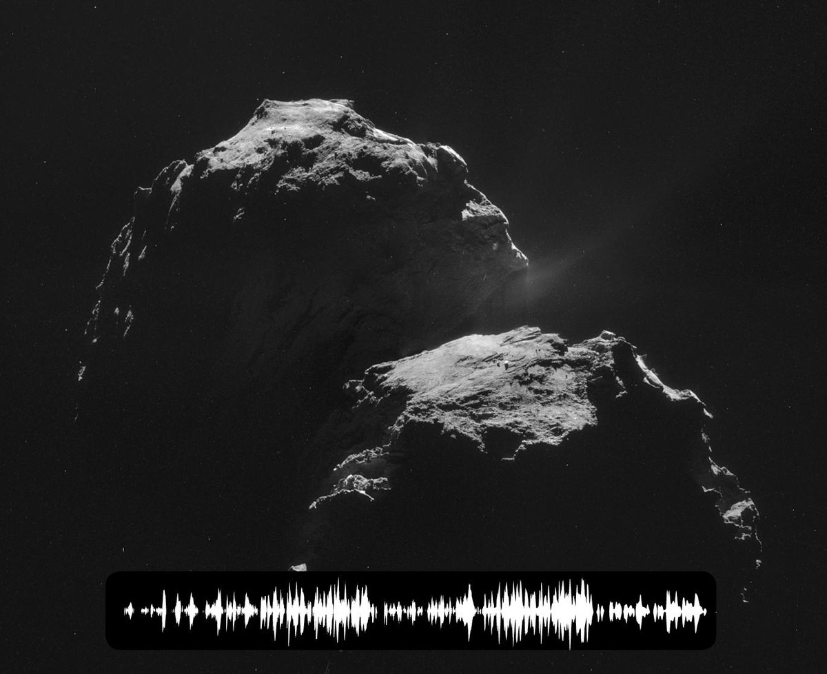 esa's tweet image. Comet #67P: Is it singing or purring? Listen here to @ESA_Rosetta's #cometlanding target: blogs.esa.int/rosetta/2014/1…
