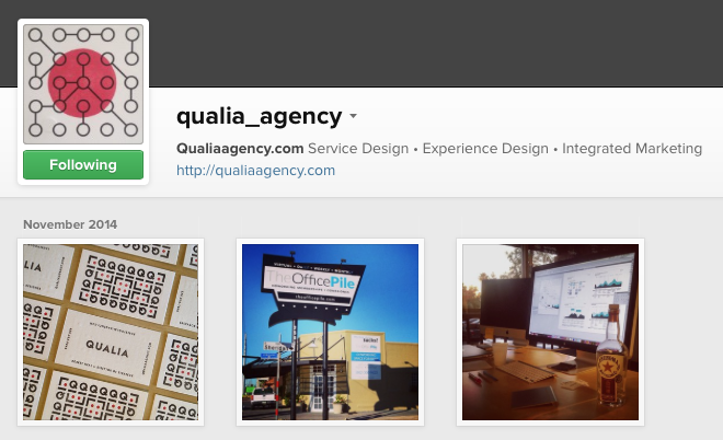 QualiaAgency's tweet photo. Do you even Instagram?
http://t.co/v8mxFyexcB http://t.co/cdPpR9ZrKe
