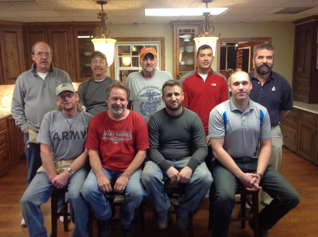 ABCMillwork's tweet photo. Thank you Veterans!! 
A special thanks to the veterans working at ABC Millwork and Cabinetry! http://t.co/74XWsrqrSH