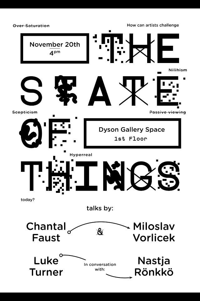 Save the date 'The State Of Things' November 20th