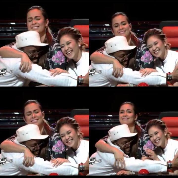 RReiel91's tweet photo. Adorable Coach @apldeap @MsLeaSalonga and @JustSarahG π (ctto) #throwback #TVOP2 #VoiceWeekend #adorable http://t.co/BDIHu8n8b6