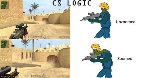 VGFGamers's tweet photo. Looking at your gun harder lets you zoom in. http://t.co/g8vUTwV6f2