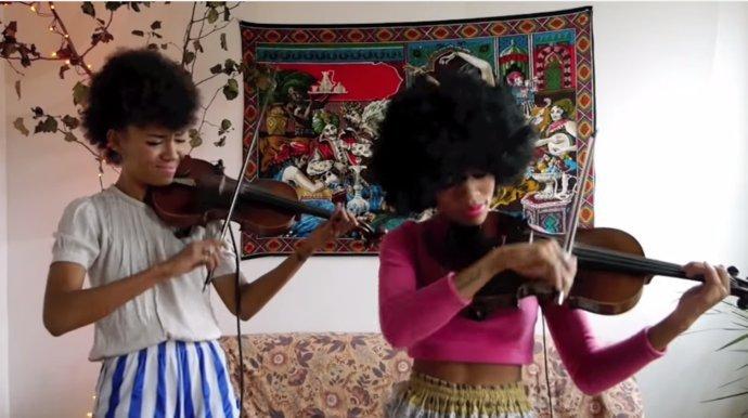 HuffPostArts's tweet photo. We have very passionate feelings about string duo Chargaux, aka Charly and Margaux http://t.co/oiiHDSyjb5 http://t.co/r0TKOpknBd