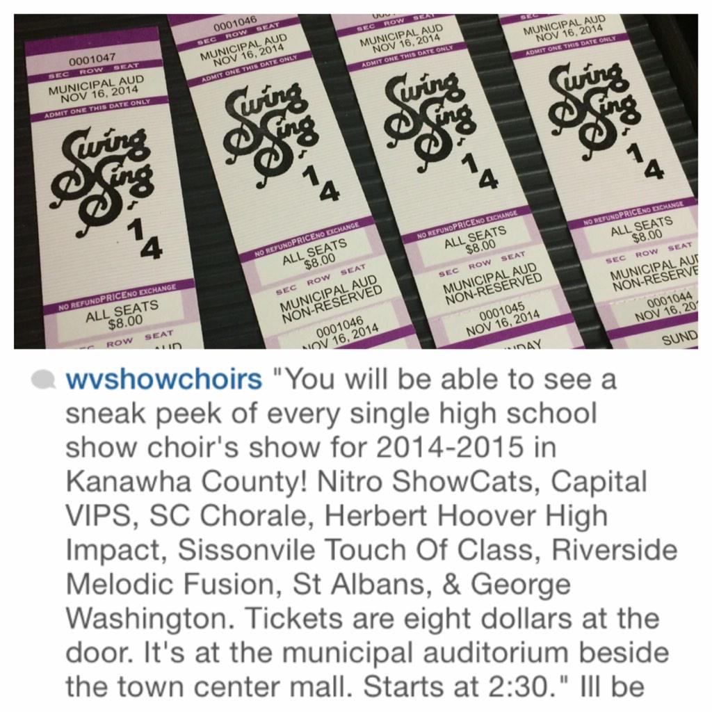 WvShowChoirs's tweet image. I'll be there!!!!! 😍