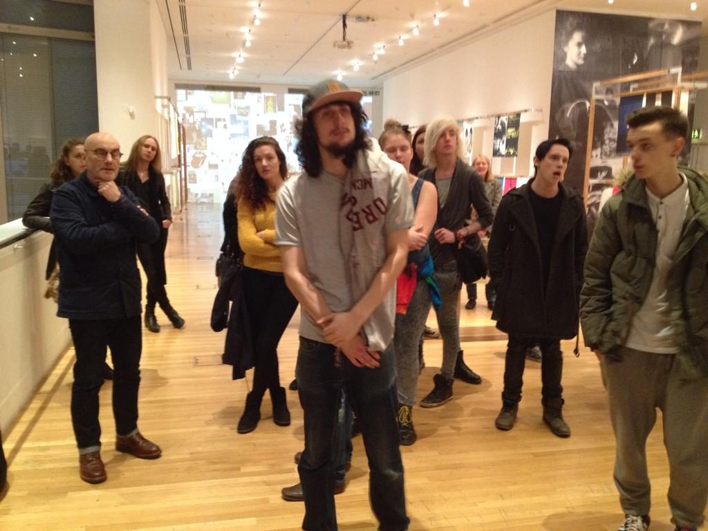 StaffsVisCom's tweet photo. Staffs Graphic Design &amp; Illustration 1st years at RCA 50 years exhibition http://t.co/SI8iUWBdWY
