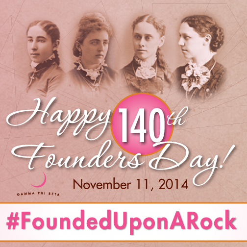 gpbcrescentmoon's tweet photo. Happy Founders Day, sisters!
Check back in a little bit for a special #FoundedUponARock Founders Day video! http://t.co/q7SviOkbbu