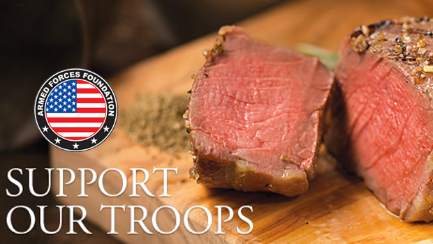 .<a href="/SupportAFF/">Armed Forces FNDN</a> via <a href="/SteaksForGood/">Steaks for Good</a> and 10% of each order will go directly to them:
spr.ly/6010ShRy #VeteransDay